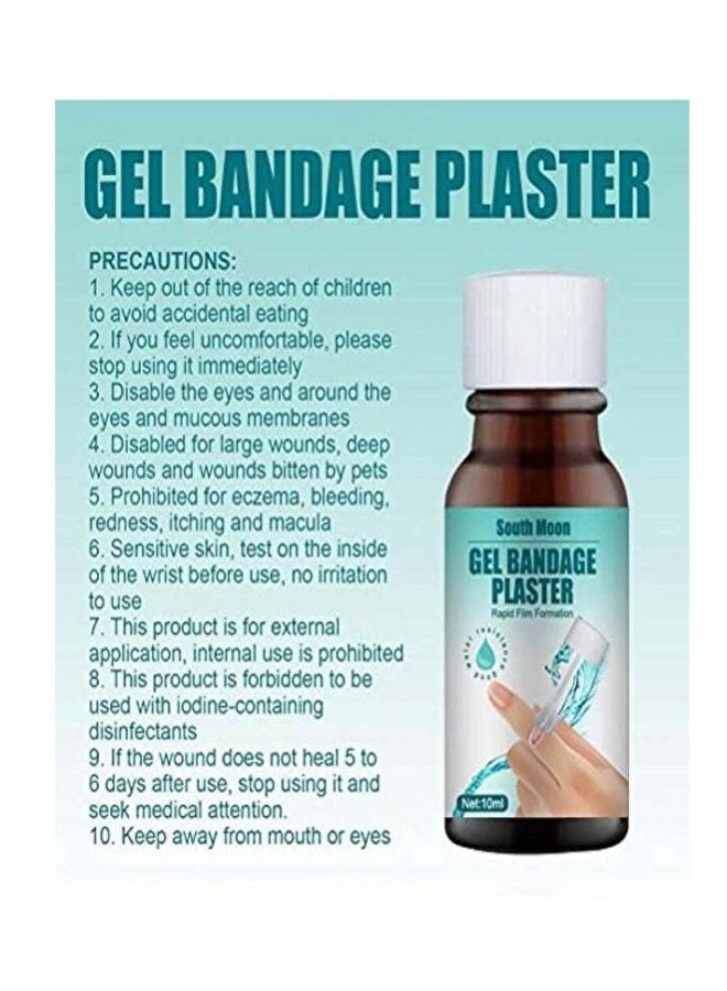 SOUTH MOON Liquid Dressing, Liquid Plaster, Waterproof, Skin Adhesive For Wounds, Quick-Drying, Breathable Wound Care Bandage For Scratches- 10ml - Image 4