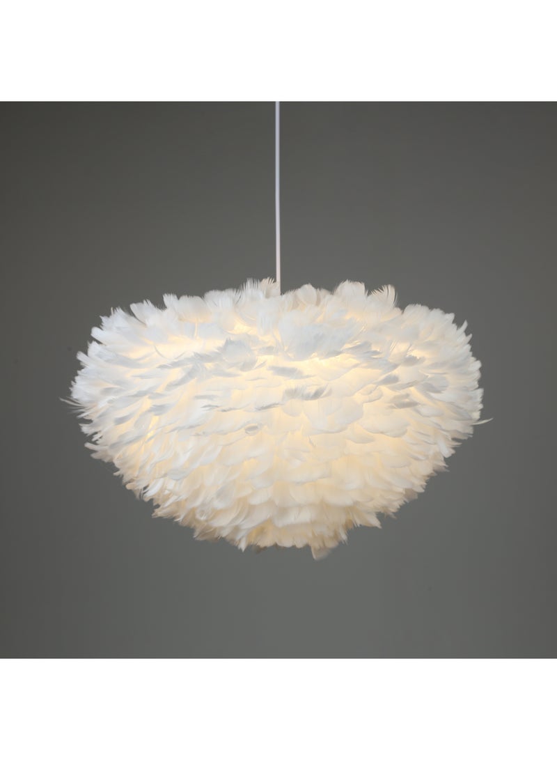 Hummer Modern Chandelier – White Finish – Elegant and Timeless Design – E27×3 – Soft and Beautiful Lighting – 60 cm Size - Image 2