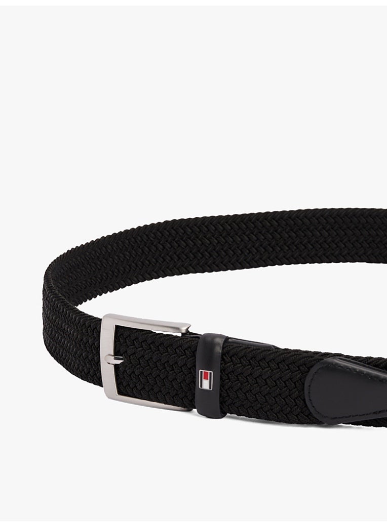 TOMMY HILFIGER Adan Tonal Braided Elastic Webbing Belt - Image 3