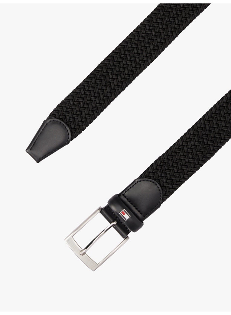 TOMMY HILFIGER Adan Tonal Braided Elastic Webbing Belt - Image 2