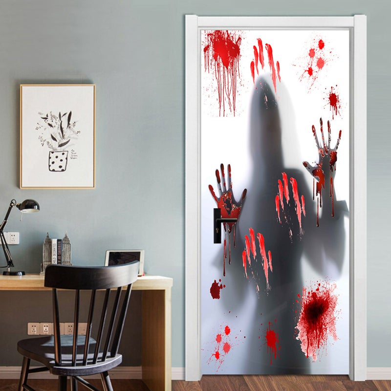 Removable Wall Stickers: PVC Material, Easy to Apply, Durable Wall Decal - Widely Applicable Wall Decal Sticker for Halloween Parties, Home Decor & Damaged Wall Coverage - Image 3