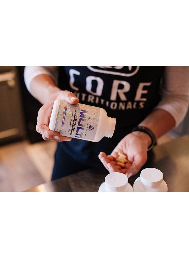 Core Nutritionals فيتامينات متعددة طيف كامل بلاتينيوم مع معادن أساسية ومضادات أكسدة لصحة مثلى 120 كبسولة - Image 3