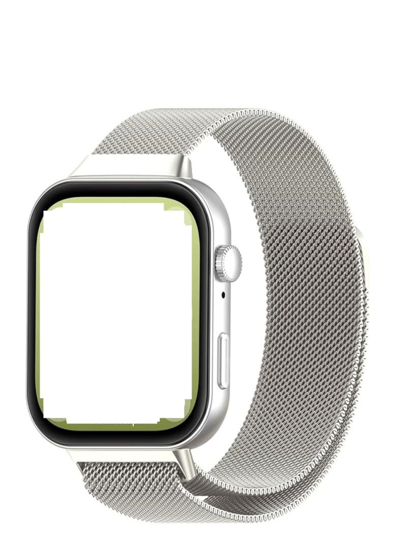 Huawei Watch Fit 3 Magnetic Watch Strap Stainless Steel Metal Replacement Strap Stainless Steel Strap Quick Release for Huawei Watch Fit 3 - Image 1