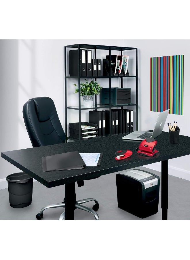 MOMENT - Premium A4 Lever Arch File, Power Mechanism, Fsc Certified, Replaceable Spine Labels, Ring Binder, Archiving & Home Office File Organizer, Black - Image 1