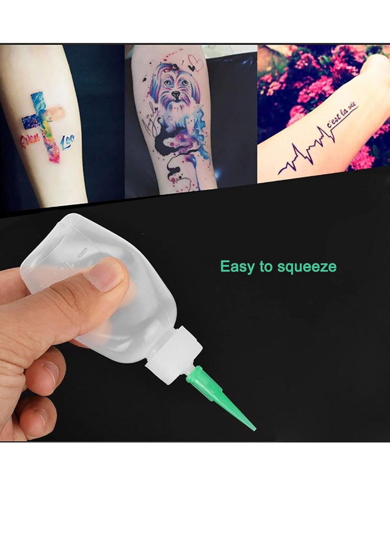 Tiebeauty - Pack of 8pcs 1 Oz.Jagua Henna Temporary Tattoo Bottle Kit, Multi Purpose Precision Applicator with 16 Blunt Tips for Body Art Paint DIY Project - Image 1