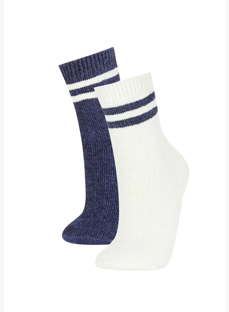 DeFacto 2 Pack Woman High Cut Socks