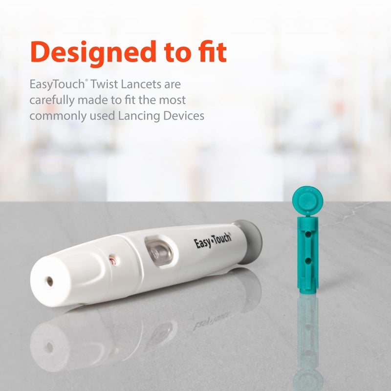 Easy Touch EasyTouch Twist Lancets - 30 G, (100 per Box) - Image 2