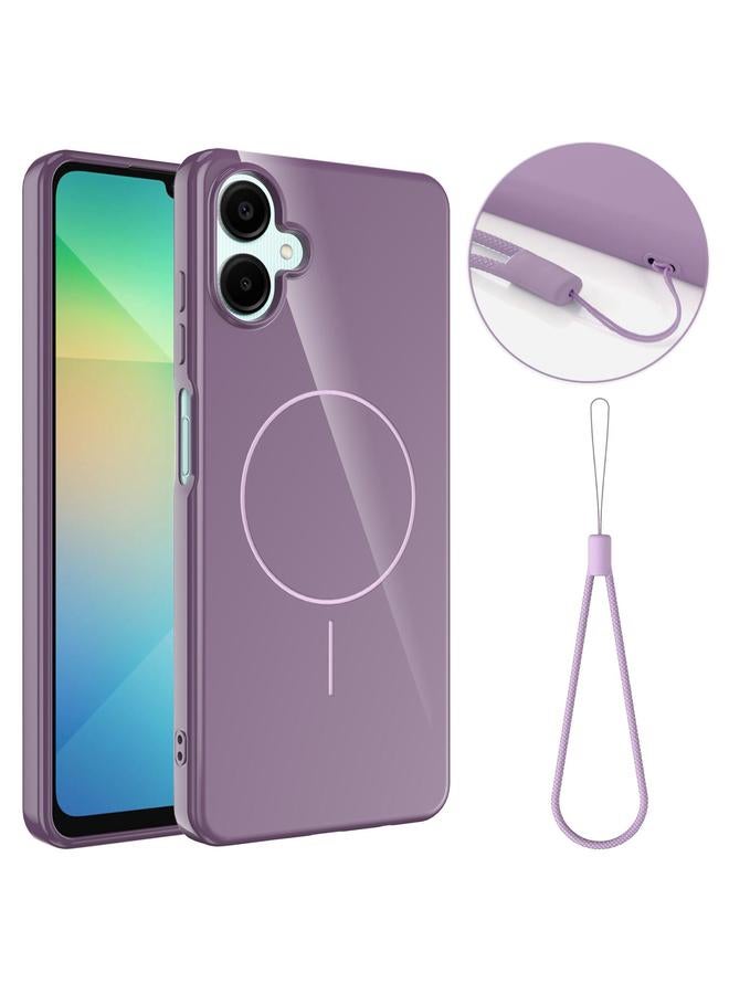 The Bros Case For Samsung Galaxy A06 4G / 5G Glossy TPU Shockproof MagSafe Phone Case with Lanyard