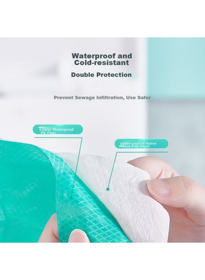 JAJALIN Jajalin Disposable Toilet Seat Covers, Travel Essential, Hotel Supplies, Individually Wrapped, Full Coverage, 10 Pieces - Image 5