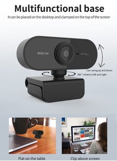 Gasin 1080P High Definition Computer Webcam USB Webcam Conference Camera Built-in Microphone  - Image 4