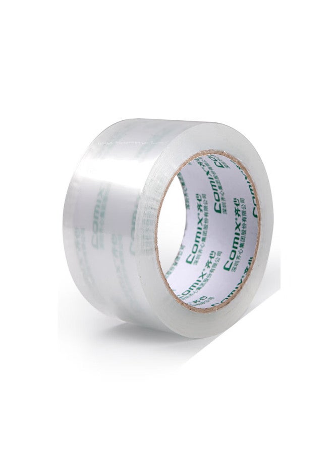 COMIX Transparent Tape/wide Tape/packaging Tape High Transparency Packing Tape Cloth Tape 6 Rolls Width 55mm*60y*50um Length 54.9m/roll Ep029 - Image 4