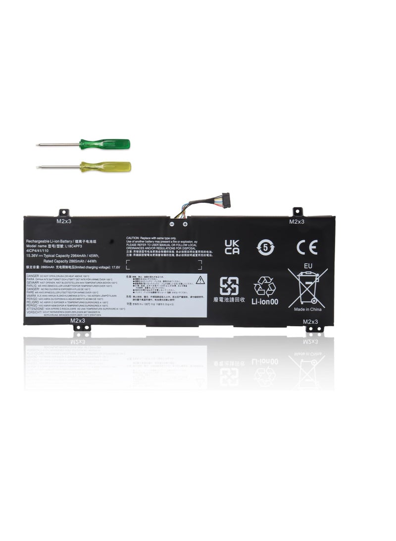Terabyte L18C4PF3 L18M4PF3 Laptop Battery Compatible for Lenovo IdeaPad C340-14API IdeaPad C340-14IWL IdeaPad C340-14IML IdeaPad S540-14API IdeaPad Touch L18M4. PF4 L18C4PF4 - Image 1