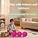 INTOWIND Mini Basketballs 3 Pack 7inch Small Basketball Size 3 Set with Pump Needle Ideal for Mini Hoop Outdoor Indoor Play Kids Basketball Party Favors - Image 4