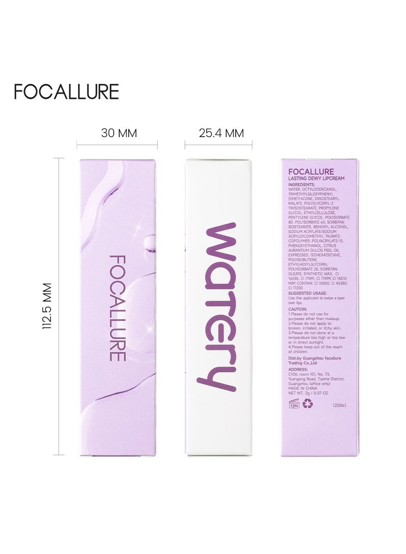 FOCALLURE Healthy Moisturizing Lip Pumper Gloss Waterproof Lip Gloss Non-sticky Cute Lip Tint # NU02 - Image 4