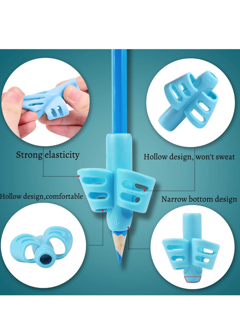 Generic - Pencil Grips, Pencil Grips for Kids Handwriting, Children Pen Writing Aid Grip Set Posture Correction Tool for Kids Preschoolers Children, Hollow Ventilation Design, 3 Pack - Image 1