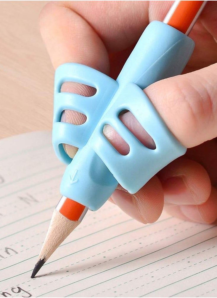 Generic - Pencil Grips, Pencil Grips for Kids Handwriting, Children Pen Writing Aid Grip Set Posture Correction Tool for Kids Preschoolers Children, Hollow Ventilation Design, 3 Pack - Image 1