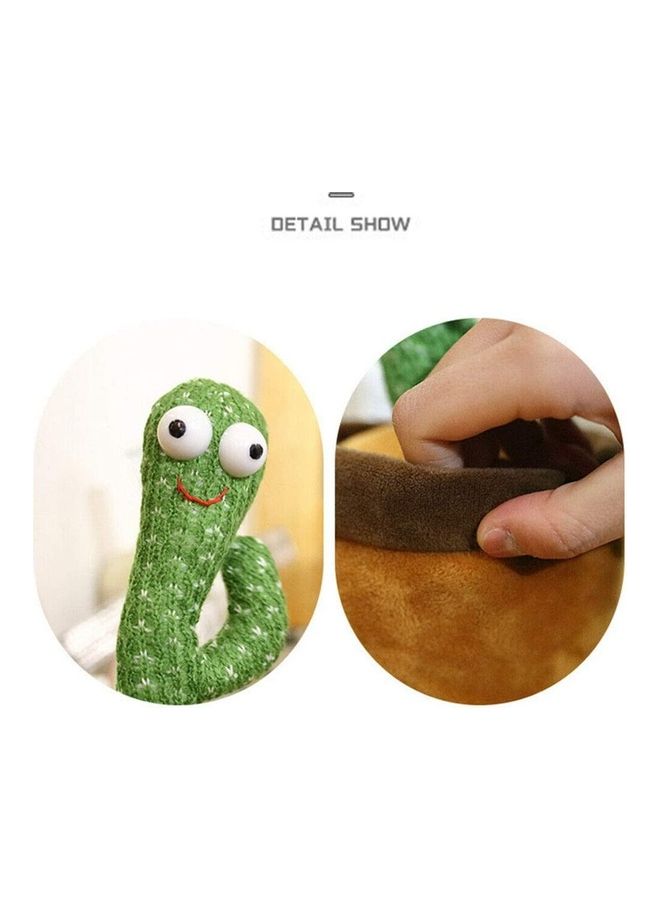NIBEMINENT Electric Dancing Cactus Plant Stuffed Toy With Music Durable And Looks Cute - Image 5
