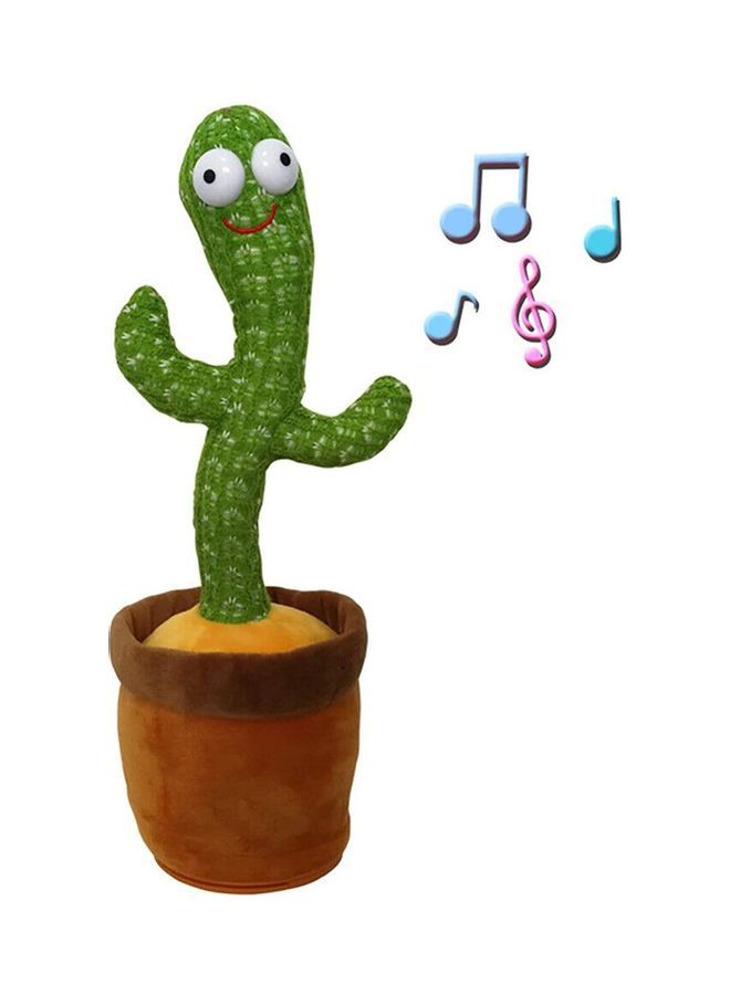 NIBEMINENT Electric Dancing Cactus Plant Stuffed Toy With Music Durable And Looks Cute - Image 3