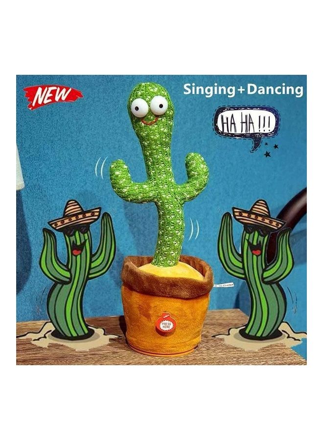 NIBEMINENT Electric Dancing Cactus Plant Stuffed Toy With Music Durable And Looks Cute - Image 2