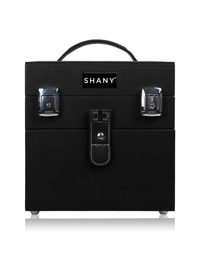Shany SHANY Color Matters - Makeup Travel Case Nail Accessories Organizer and Makeup Train Case - Makeup Storage Box - Black  - Image 3