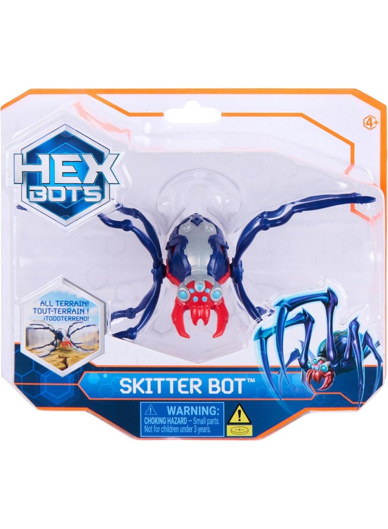 Hex Bots - Skitter Bot Spider, Robotics Toy, 6 Mechanical Legs, Luminous LED Eyes, Crawling Spider, Two Variations, from 4 Years - Image 2
