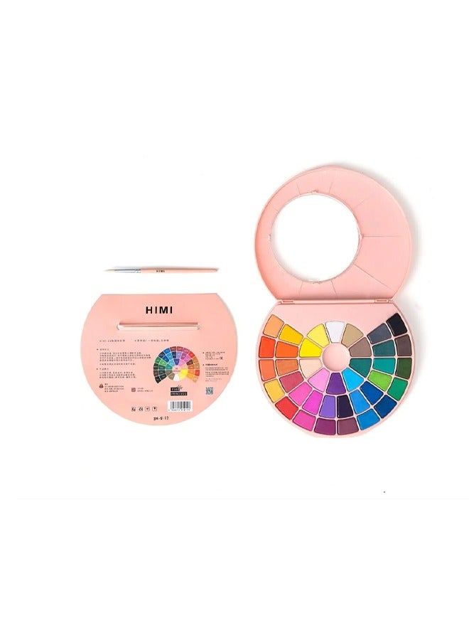 HIMI MIYA HIMI Water Colors Palette - 38 Pink