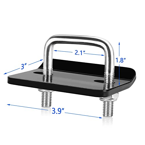 Eapele Tow Hitch Step for 2 inch Receiver, Universal Anti Slip Bumper Guard，Strong Steel 10000lbs Maximum Load, for Trailer Tow Truck Pickup SUV Pickup Van RV - Image 5
