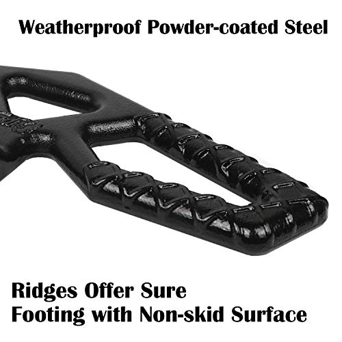 Eapele Tow Hitch Step for 2 inch Receiver, Universal Anti Slip Bumper Guard，Strong Steel 10000lbs Maximum Load, for Trailer Tow Truck Pickup SUV Pickup Van RV - Image 2