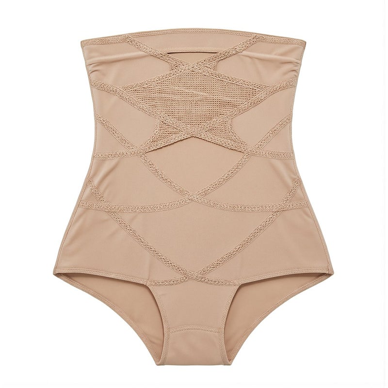 Everyday Wear Tummy Control Shapewear No Show Under Dresses Lightweight Beige M - Image 5