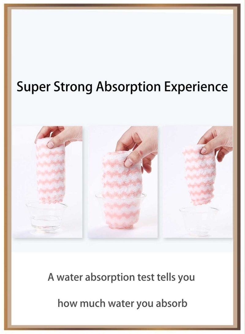 10Pcs Microfiber Highly Absorbent Cleaning Cloth, Kitchen Towel Dish Set for Washing Dishes, Easy To Clean Nonstick, Quick-Dry, Ultra-Absorbent, Non-Stick, Lint-Free, Kitchen Accessories, Kitchen Cleaning, Multi Color, 25×25cm - Image 5