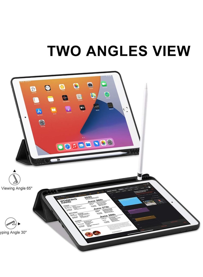 iPad 9th/8th/7th Generation Case (2021/2020/2019) 10.2-Inch Case with Pencil Holder Slim Soft Smart Magnetic Stand Protective Cover Cases - Image 4