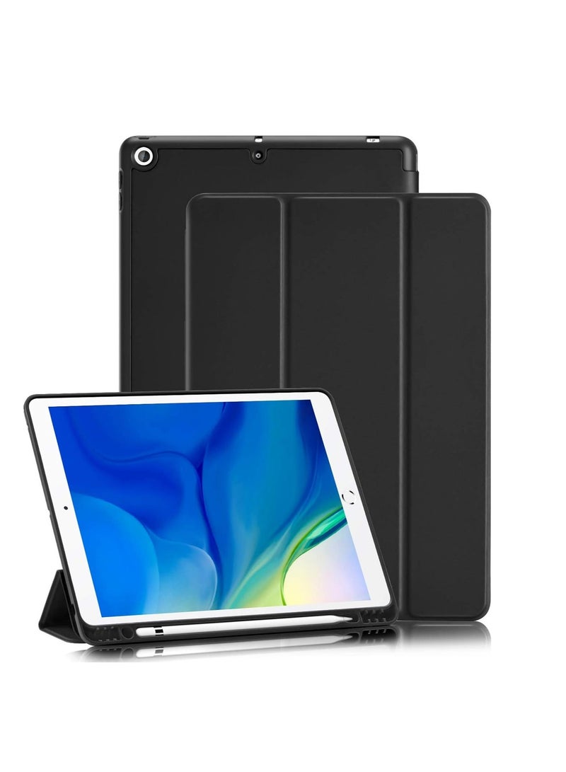 iPad 9th/8th/7th Generation Case (2021/2020/2019) 10.2-Inch Case with Pencil Holder Slim Soft Smart Magnetic Stand Protective Cover Cases - Image 1