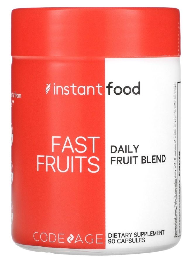 Codeage Instant Food Fast Fruits Daily Fruit Blend 90 Capsules