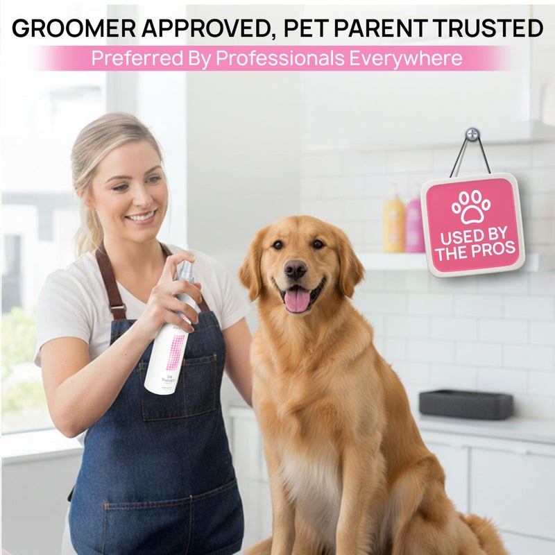 BioSilk Therapy Detangling Plus Shine Protecting Mist for Dogs | Best Detangling Spray For All Dogs and Puppies - Image 5