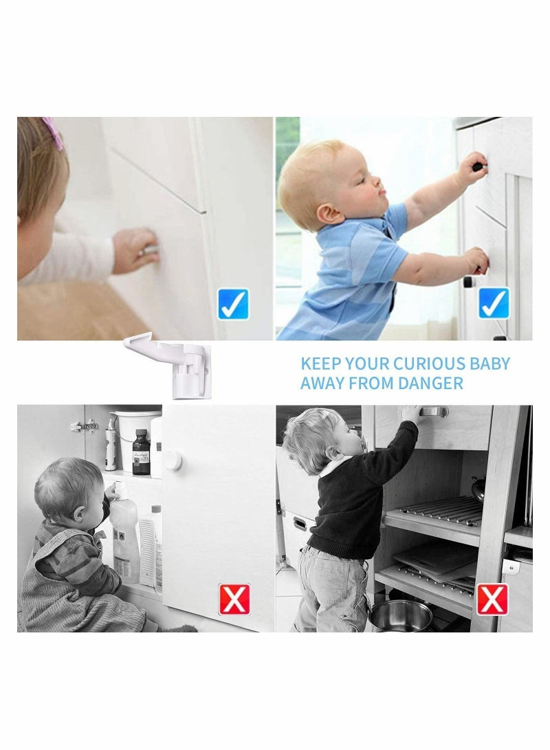 Y&D Safety Locks Child Cupboard 10 Pack - Image 2