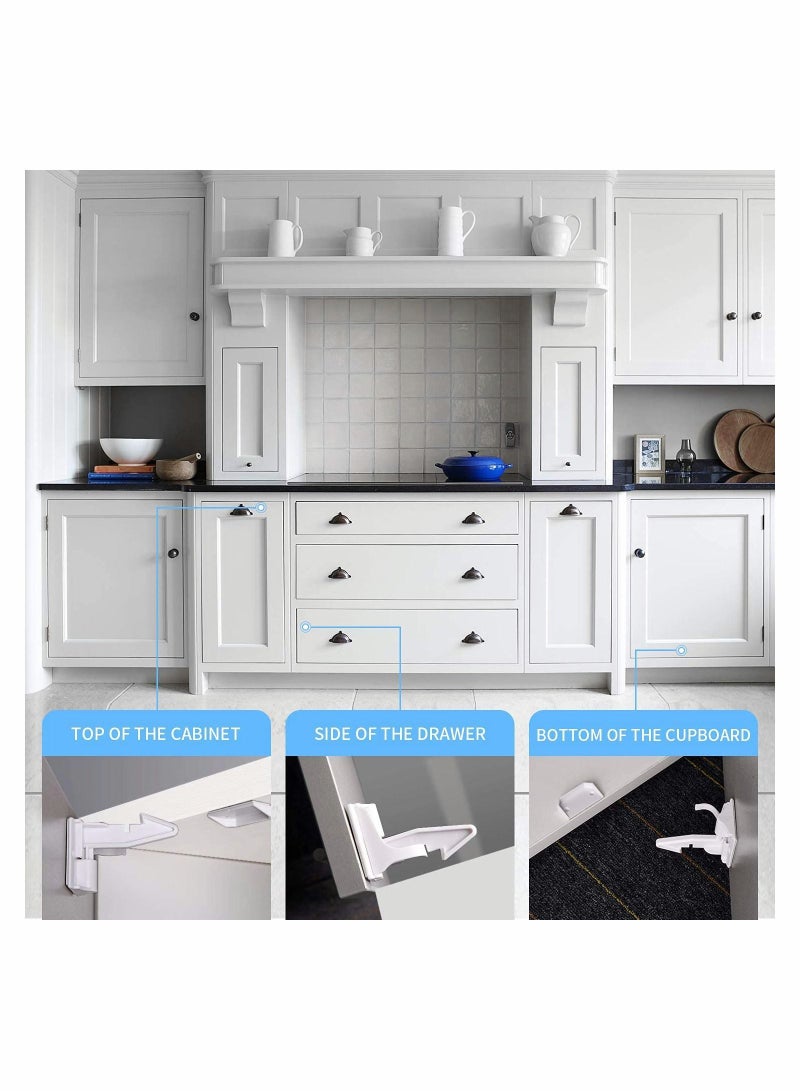 Y&D Safety Locks Child Cupboard 10 Pack - Image 3