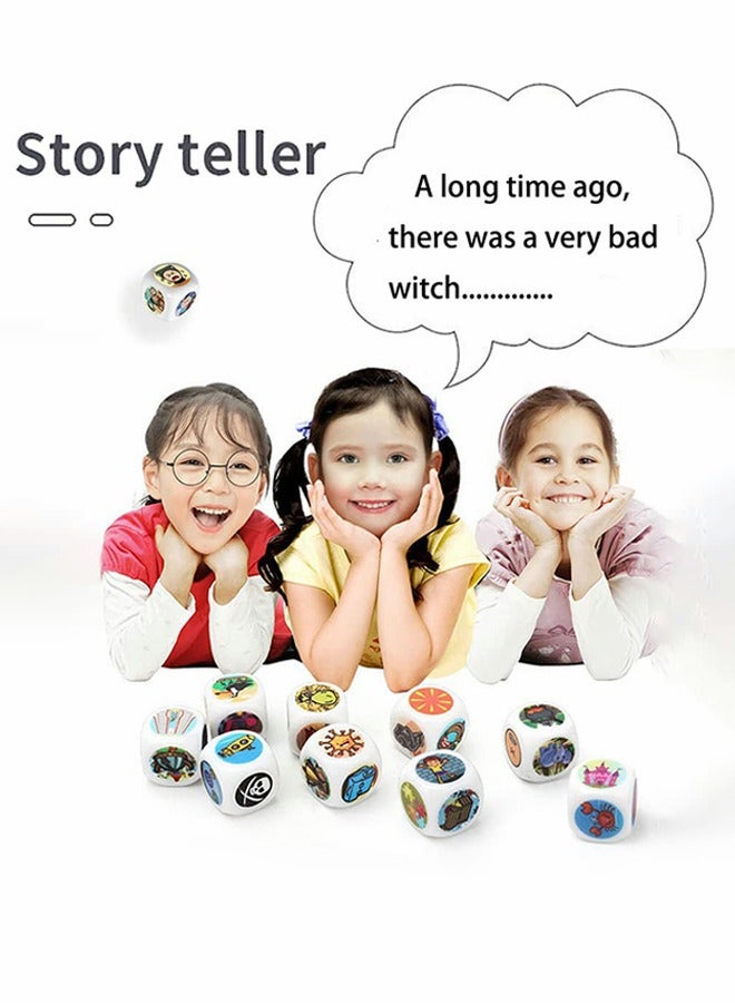 ميكسد مكعبات القصة، ألعاب رواية القصص للأطفال والكبار، ألعاب عائلية ممتعة، ألعاب أطفال إبداعية، ألعاب تعليمية ألعاب منطق التفكير للتنمية الفكرية - Image 3