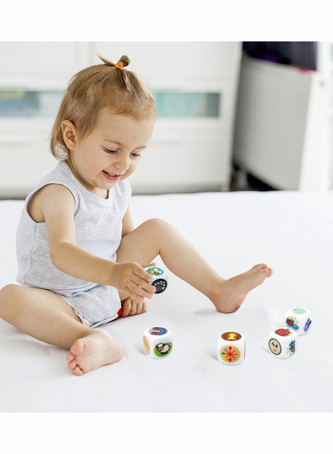 ميكسد مكعبات القصة، ألعاب رواية القصص للأطفال والكبار، ألعاب عائلية ممتعة، ألعاب أطفال إبداعية، ألعاب تعليمية ألعاب منطق التفكير للتنمية الفكرية - Image 5