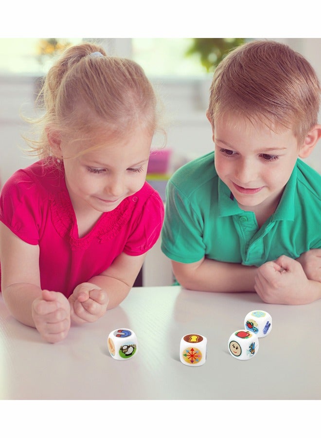 ميكسد مكعبات القصة، ألعاب رواية القصص للأطفال والكبار، ألعاب عائلية ممتعة، ألعاب أطفال إبداعية، ألعاب تعليمية ألعاب منطق التفكير للتنمية الفكرية - Image 4