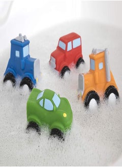 Nuby Nuby Squirt Wheels Bath Toys, 4 Count (Pack of 1)  - Image 2