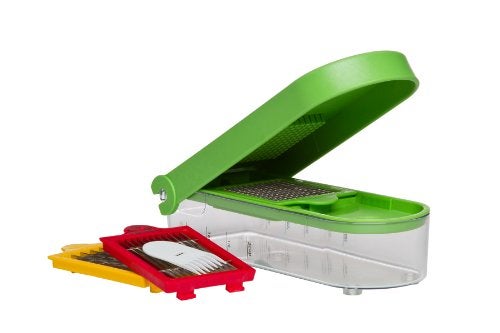 PrepWorks 3-Blade Dice & Slice Chopper – Multi-Function Vegetable and Fruit Cutter, Easy to Use, Stainless Steel Blades, BPA-Free - Image 2