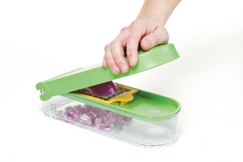 PrepWorks 3-Blade Dice & Slice Chopper – Multi-Function Vegetable and Fruit Cutter, Easy to Use, Stainless Steel Blades, BPA-Free - Image 4