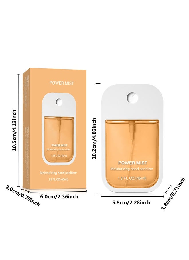 POWER - Moisturizing hand sanitizer - Hydrating Hand Sanitizer Spray For Adults And Kids,Spray Hand Sanitizer Travel Size,Hydrating Hand Sanitizer Spray For Adults,Hand Sanitizer 45ml (pumpkin) - Image 1