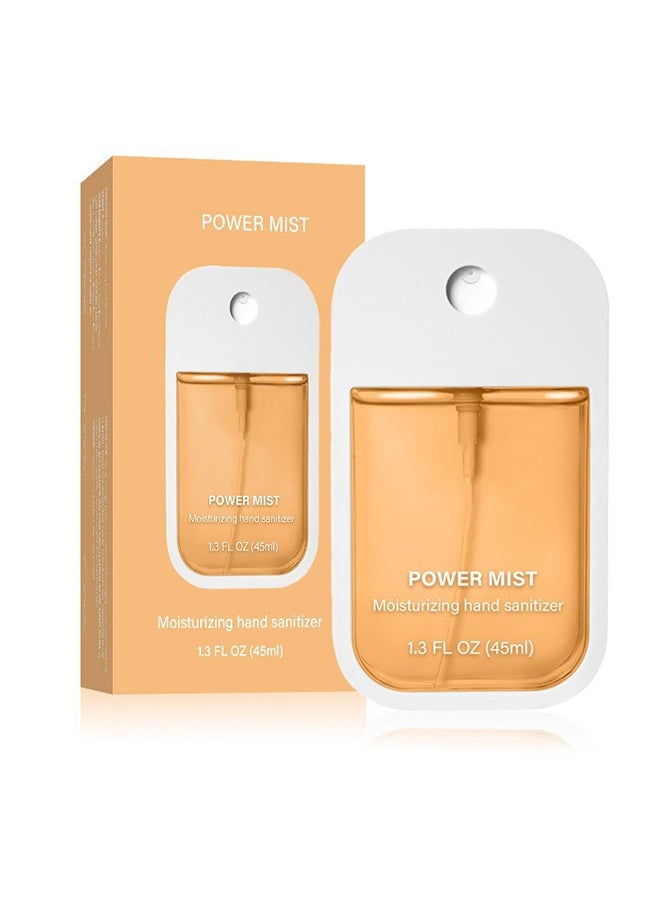 POWER Moisturizing hand sanitizer - Hydrating Hand Sanitizer Spray For Adults And Kids,Spray Hand Sanitizer Travel Size,Hydrating Hand Sanitizer Spray For Adults,Hand Sanitizer 45ml (pumpkin)  - Image 1