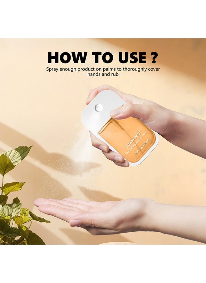 POWER - Moisturizing hand sanitizer - Hydrating Hand Sanitizer Spray For Adults And Kids,Spray Hand Sanitizer Travel Size,Hydrating Hand Sanitizer Spray For Adults,Hand Sanitizer 45ml (pumpkin) - Image 1