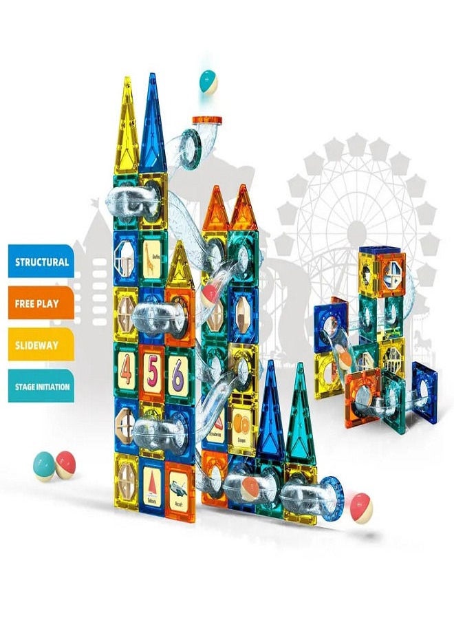 Colorful Magnetic Pipeline Building Block 97pcs  - Image 2