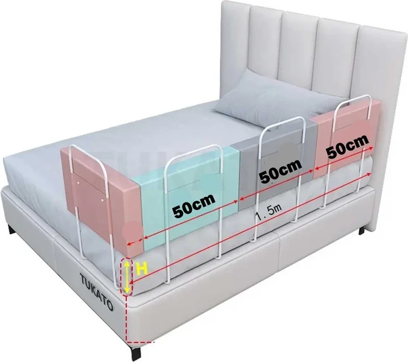 ريفو بيبي 600 cm Serenty Plus Bed Barrier Baby and Child Railing Safety Barrier