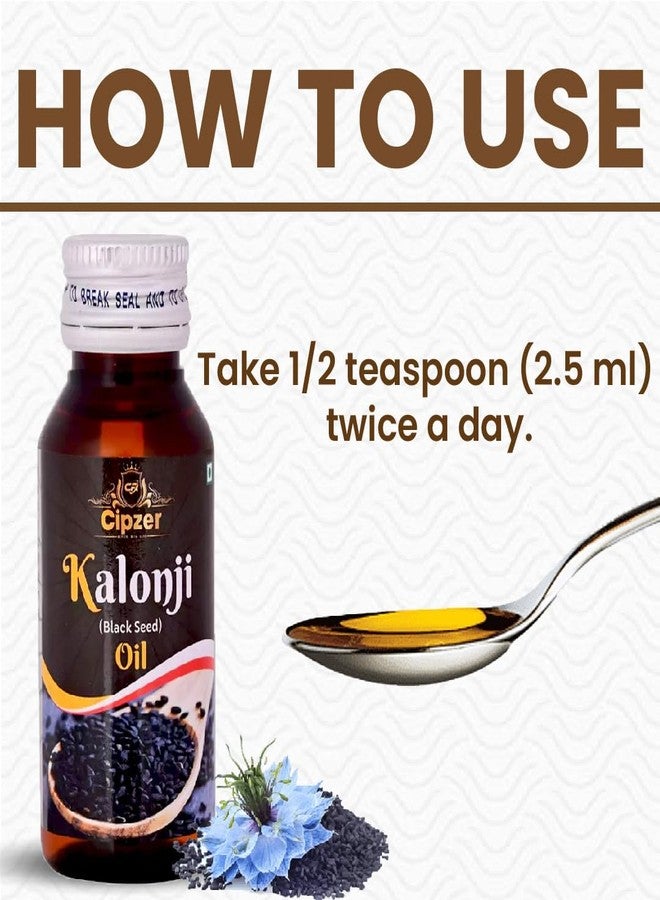 Cipzer Kalonji (Black Seed) Oil - Onion Black Seed Hair Oil | Pure Black Seed Oil for Hair Growth & Skin | 100% Cold Pressed | Pure & Organic -50ml - Image 5