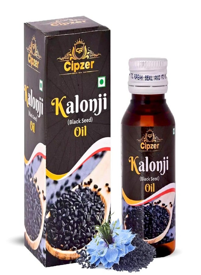 Cipzer Kalonji (Black Seed) Oil - Onion Black Seed Hair Oil | Pure Black Seed Oil for Hair Growth & Skin | 100% Cold Pressed | Pure & Organic -50ml - Image 1