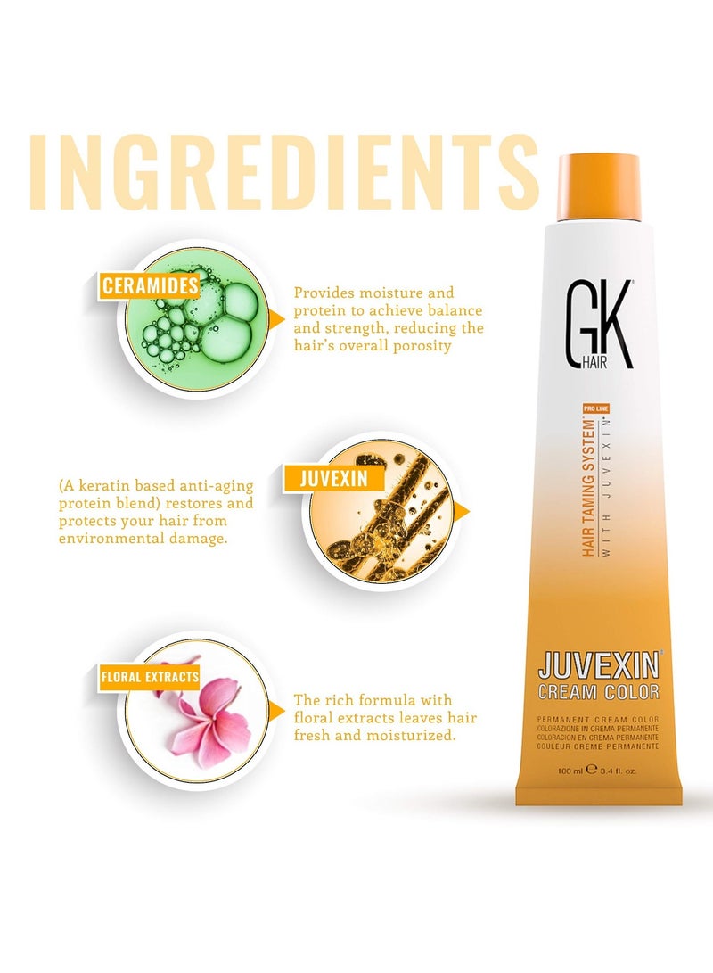 جي كيه هير صبغة كريم جوفيكسين اسود فائق الكثافة 1.00 - Image 2